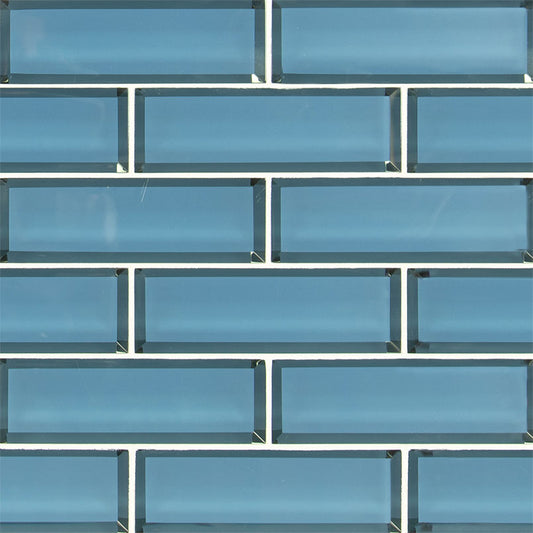 Haiku Sapphire Glass Subway Tile 2x6
