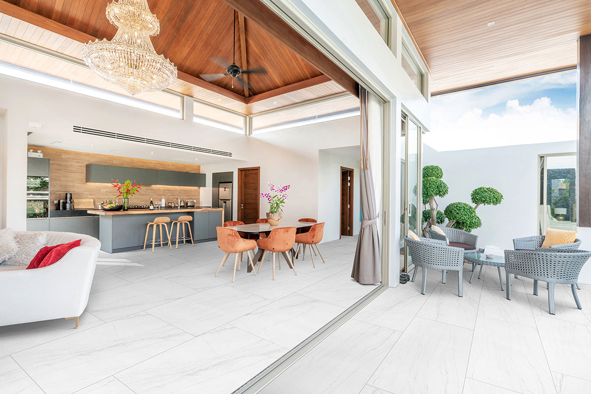 Zermatta Blanca Porcelain Tile