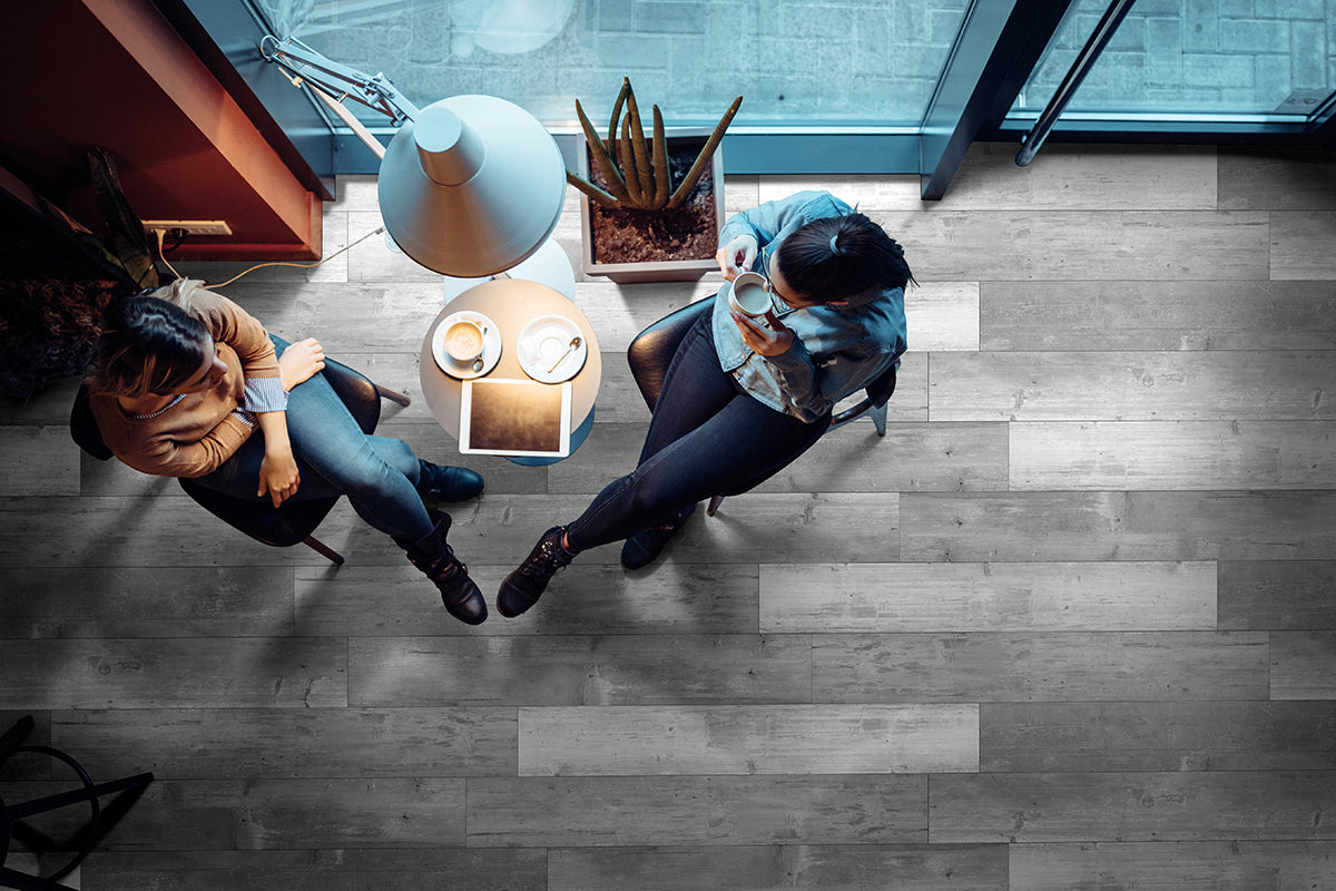Kingsdown Gray® Luxury Vinyl Planks