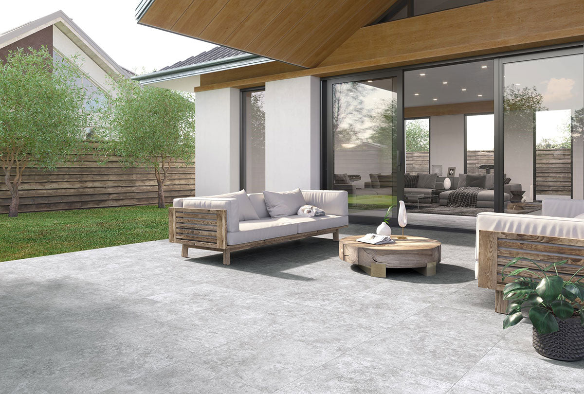 Lunar Silver Porcelain Tile