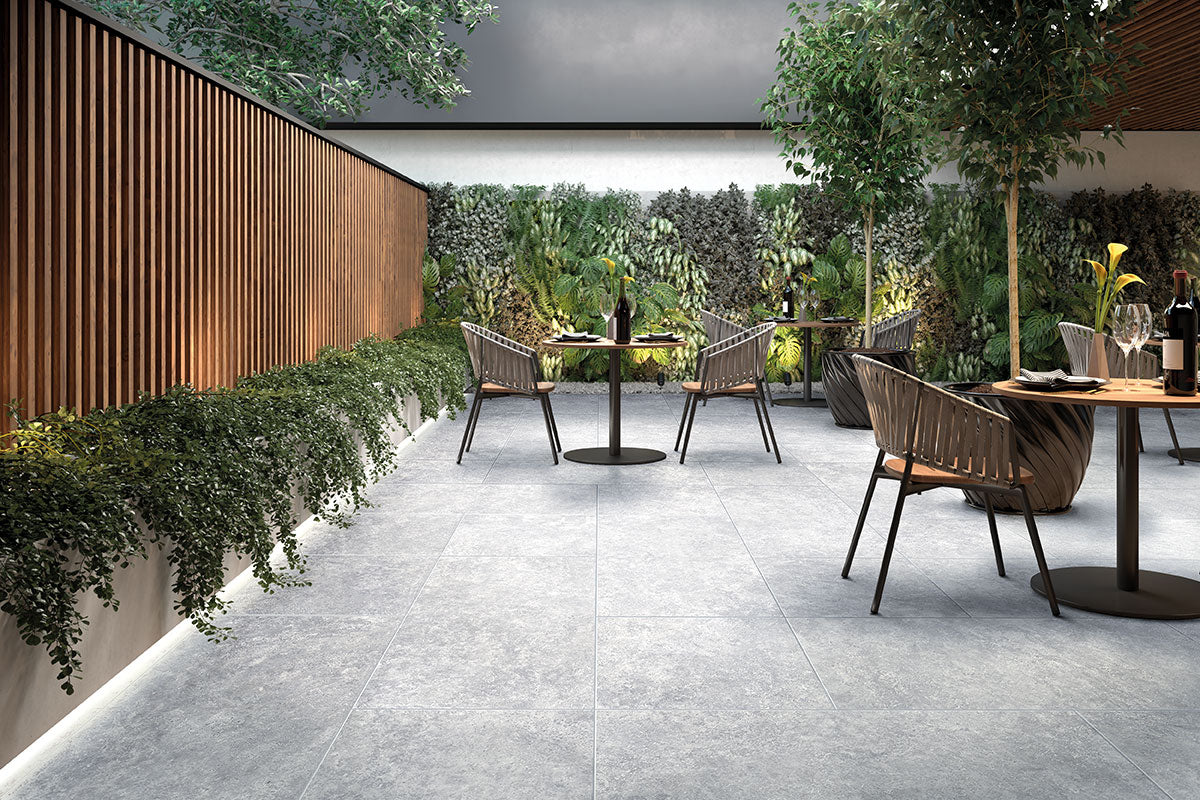 Lunar Silver Porcelain Tile