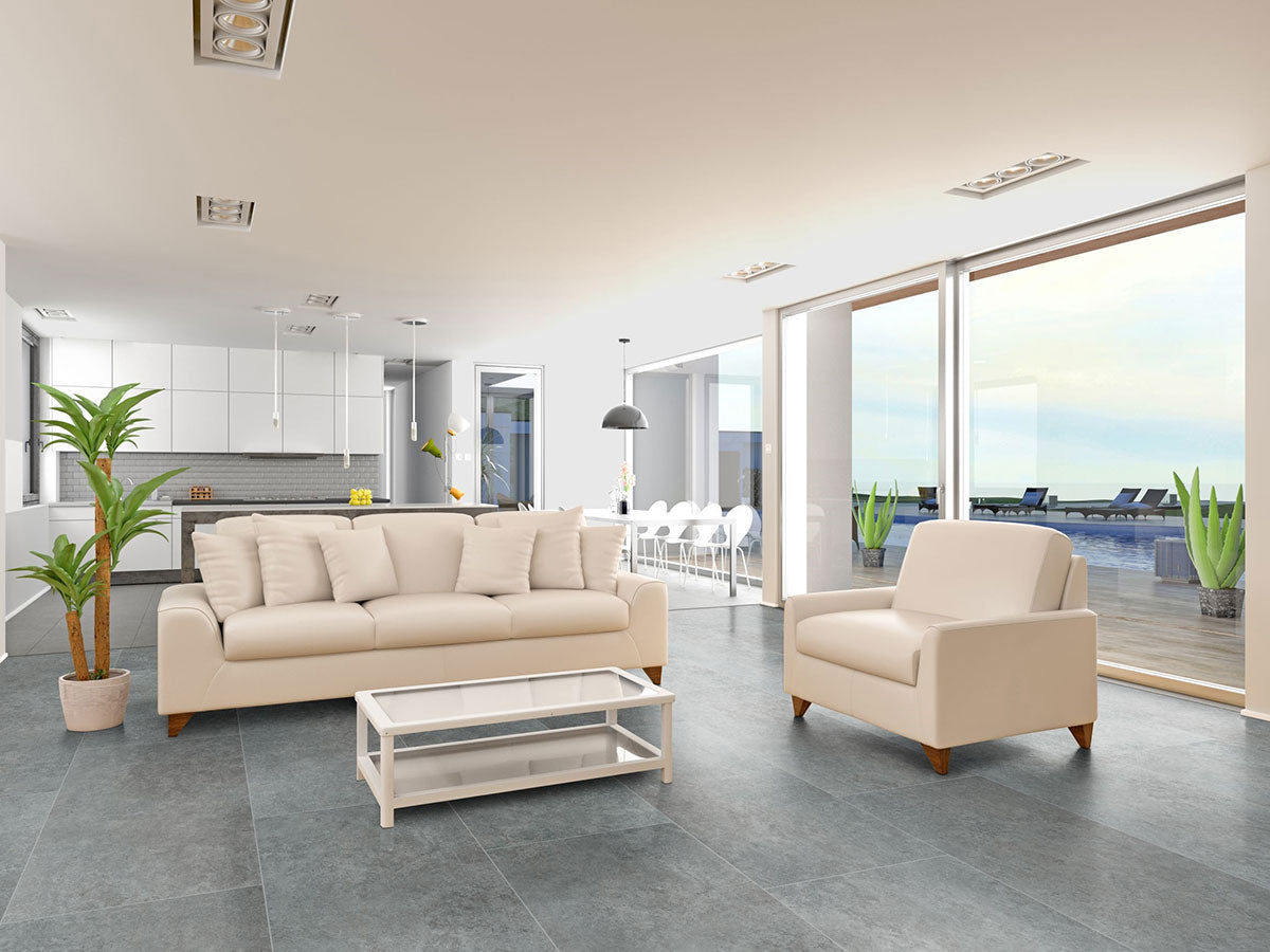Lunar Silver Porcelain Tile