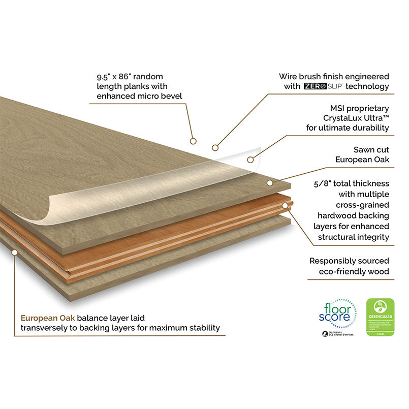 Mccarran® Whitlock Engineered Hardwood Flooring