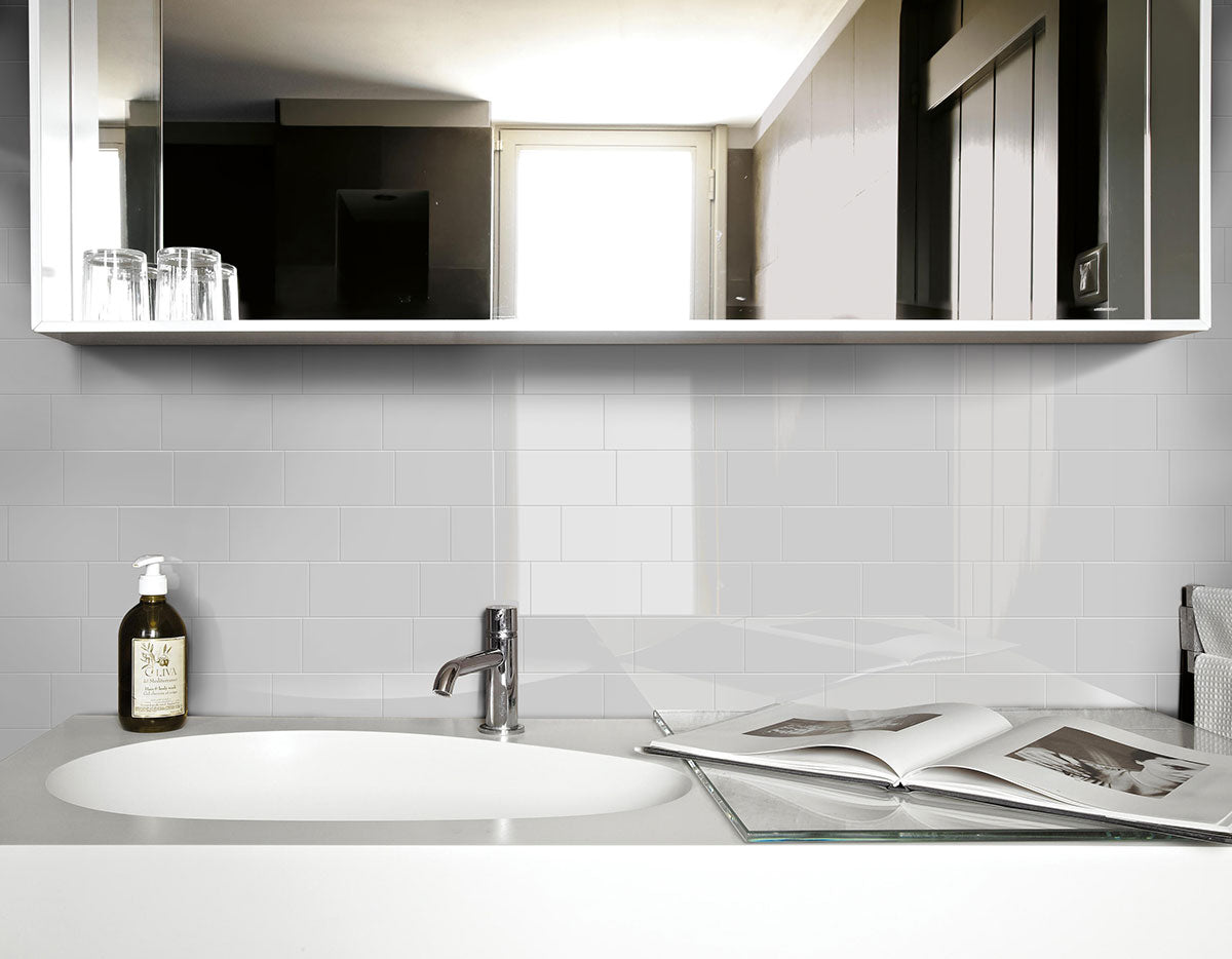 Metro White 3x6 Glossy