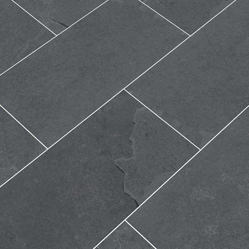 Montauk Black Subway Tile 3x6