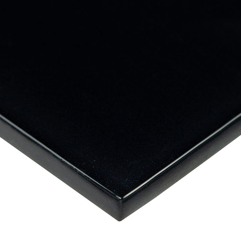 Nero Marquina 3x6 Glass Tile