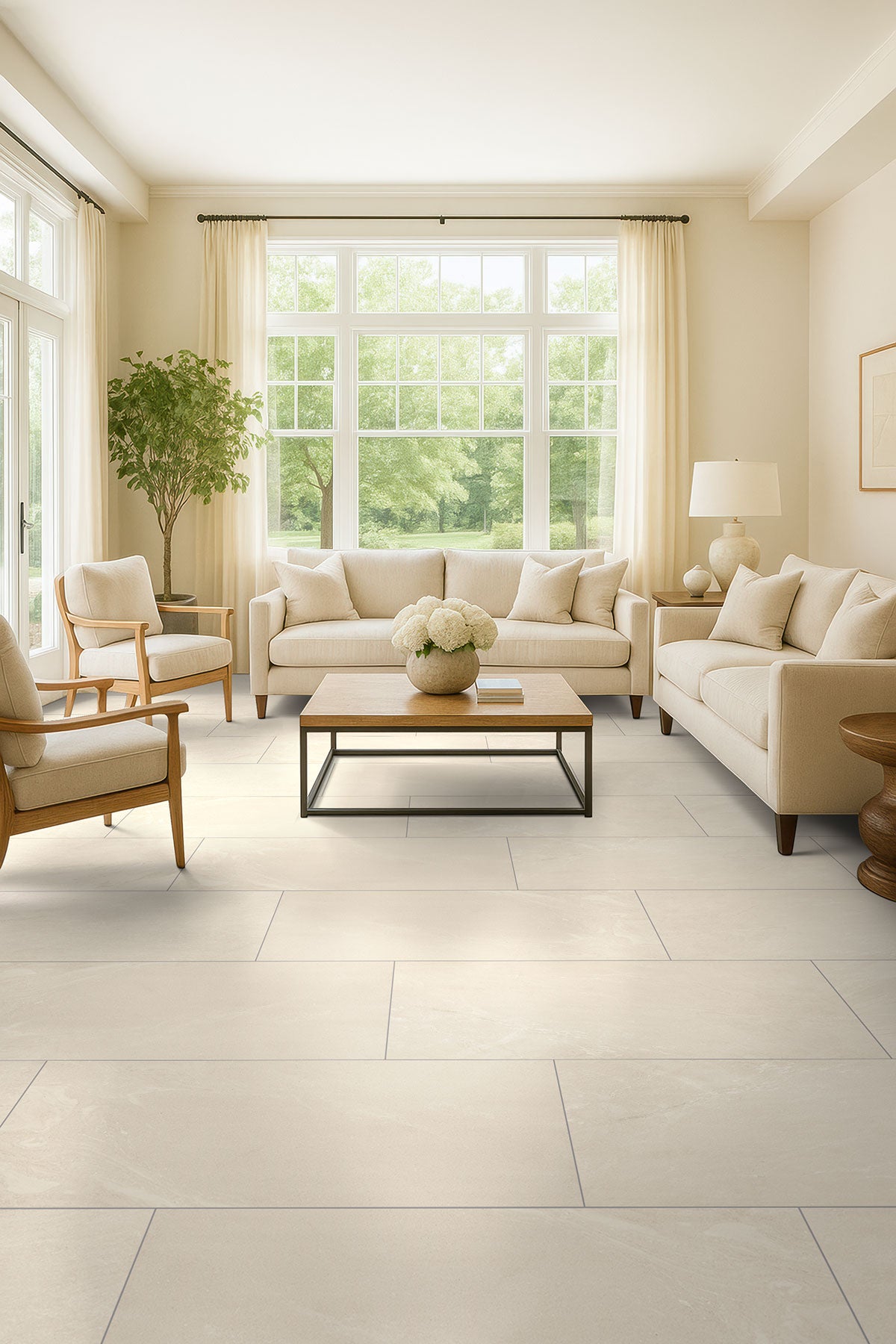 Alabaster Porcelain Tile