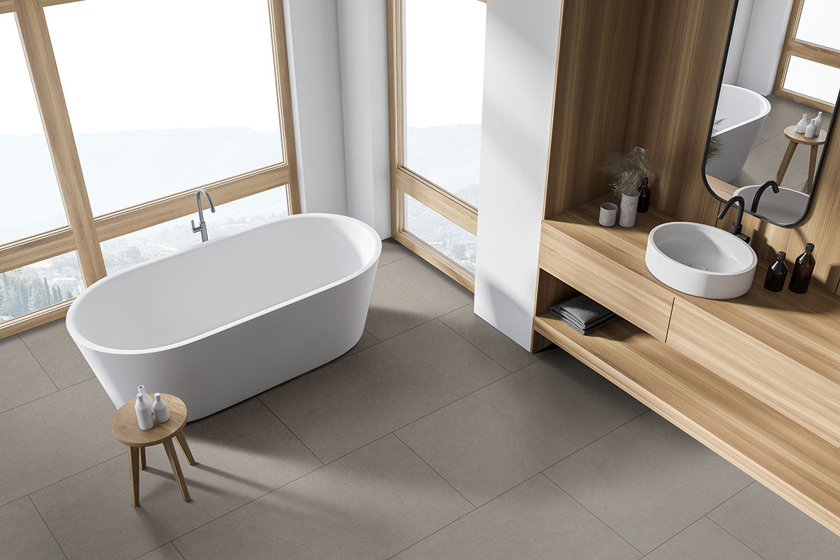 Silver Porcelain Tile