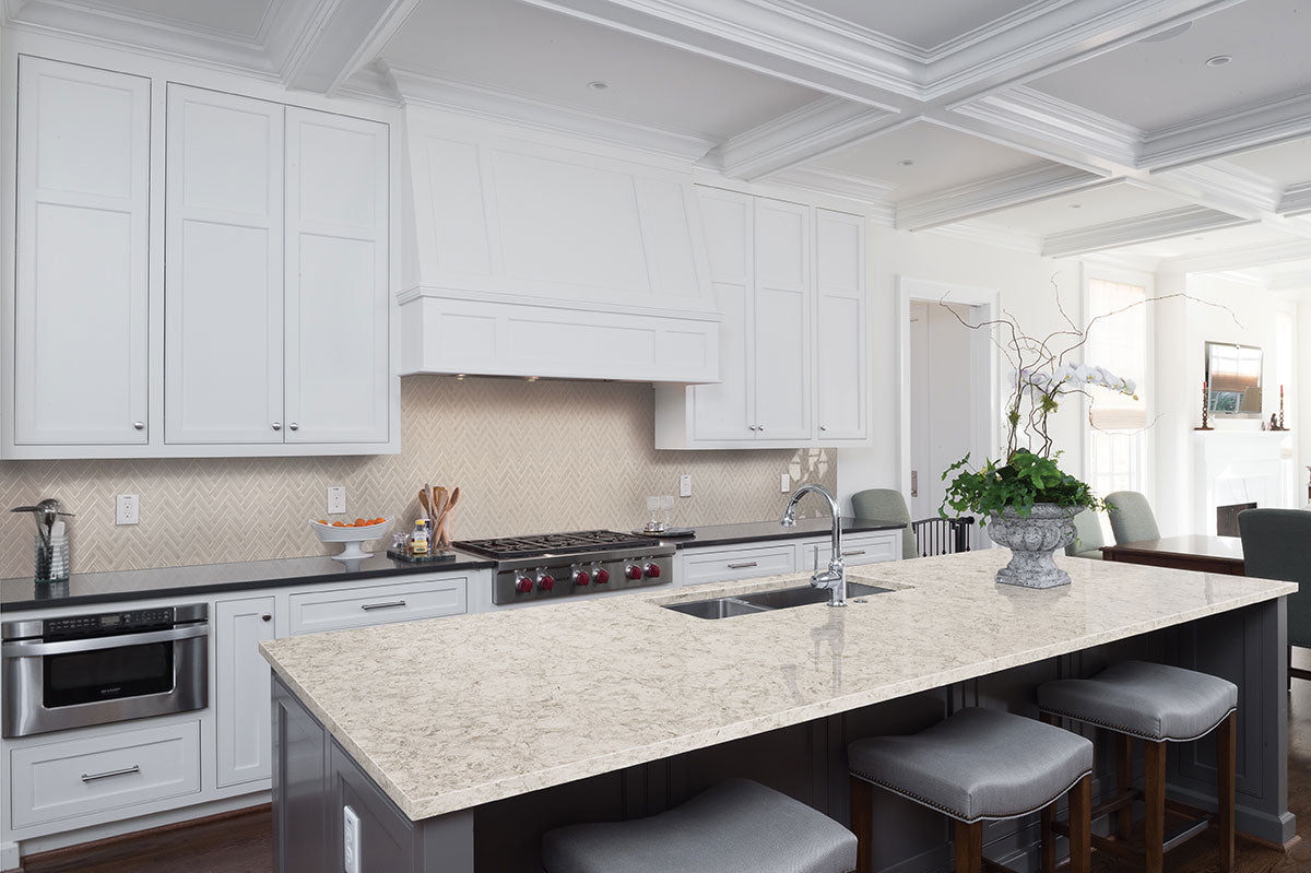Portico Pearl Herringbone Tile