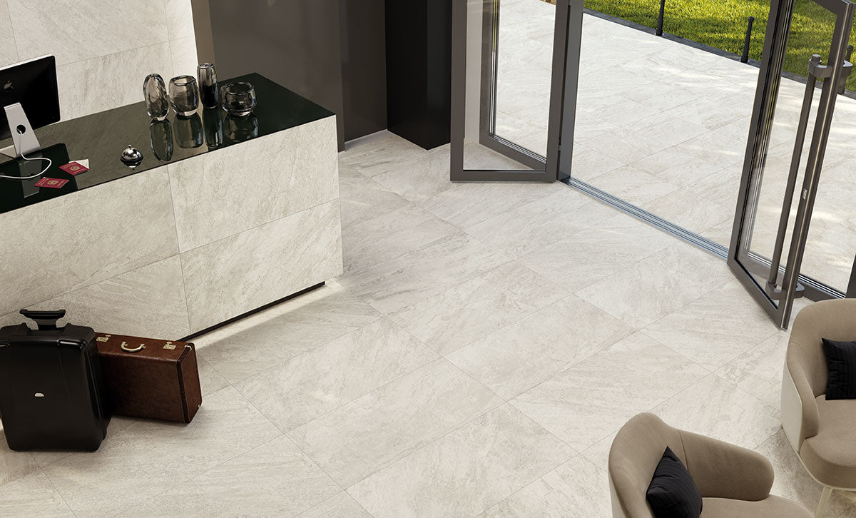 Quartz White Porcelain Tile