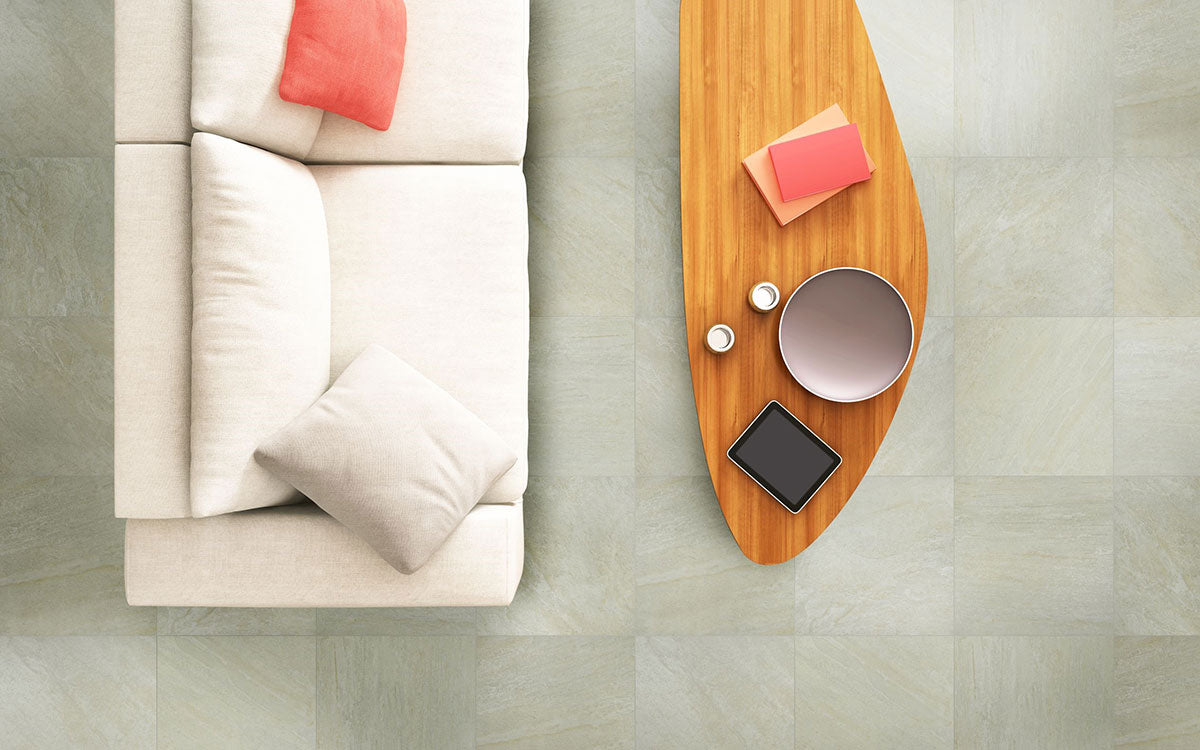 Quartz White Porcelain Tile