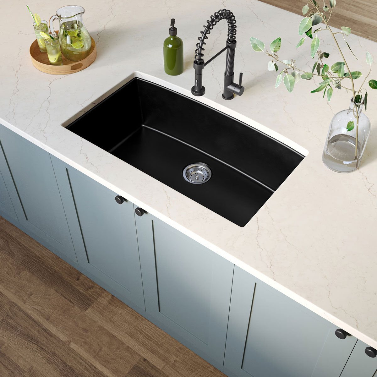 BLACK QUARTZ SINGLE BOWL 3219