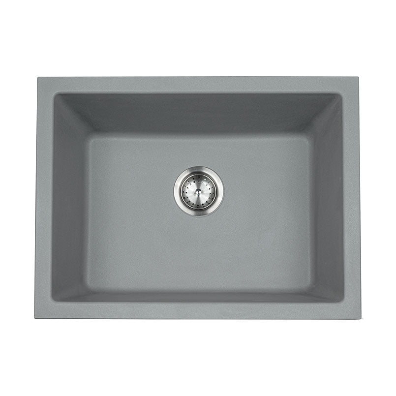 GRAY QUARTZ SINGLE BOWL 2418