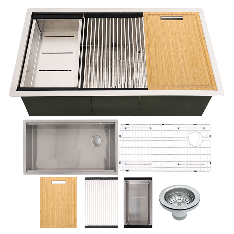 SINGLE BOWL HANDCRAFTED WORKSTATION 3319