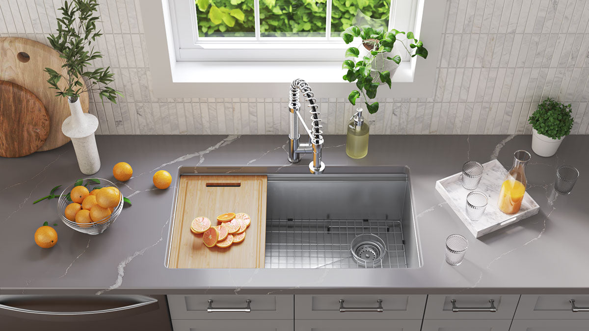 SINGLE BOWL HANDCRAFTED WORKSTATION 3319