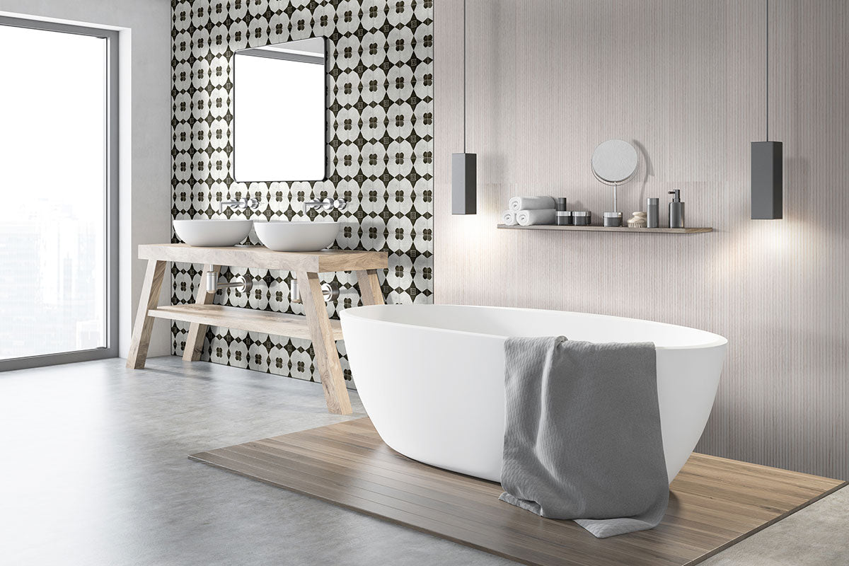 Urbanslat White Wood Look Wall Tile