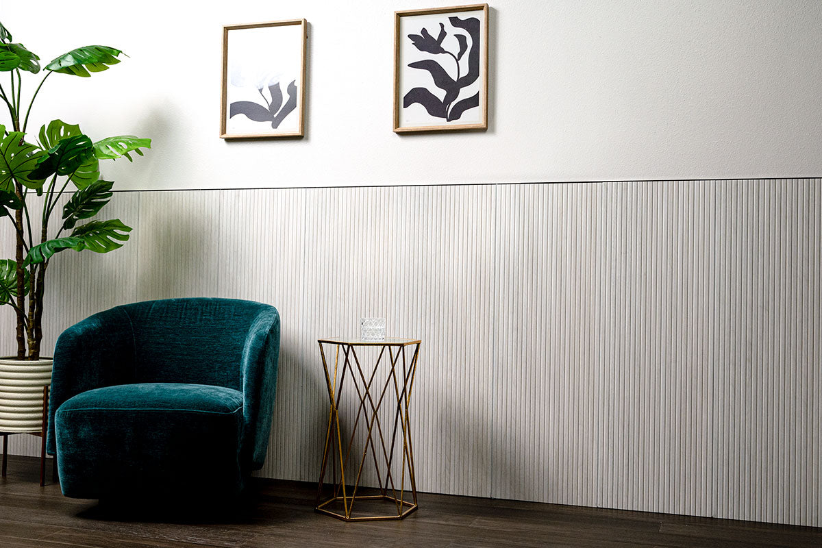 Urbanslat White Wood Look Wall Tile