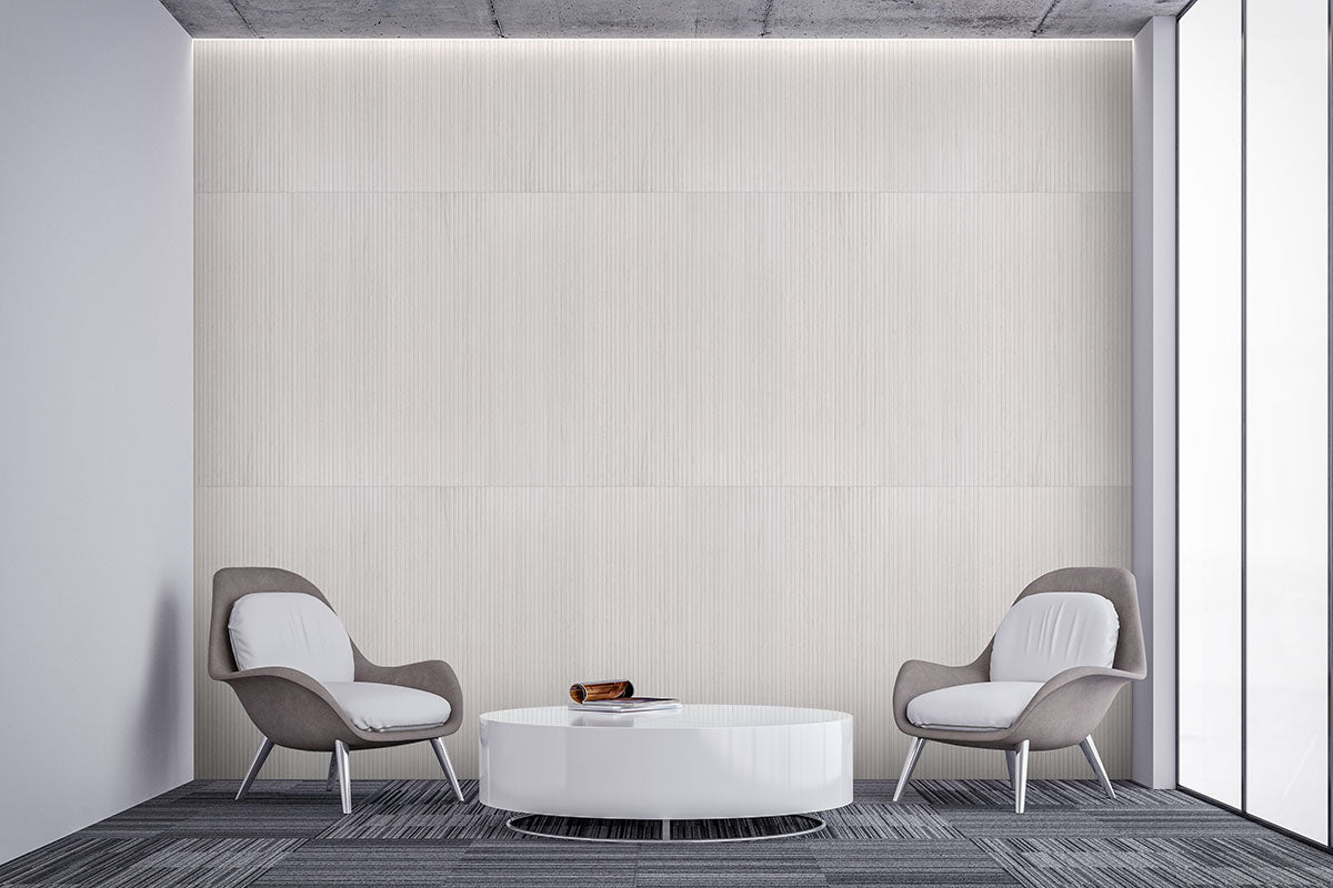 Urbanslat White Wood Look Wall Tile